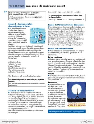 La conjugaison au Cycle 3 (3) / Le conditionnel présent