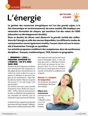 L'énergie (dossier)