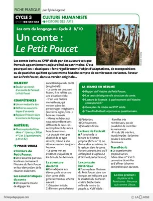 Les arts du langage (8) / Un conte : Le Petit Poucet