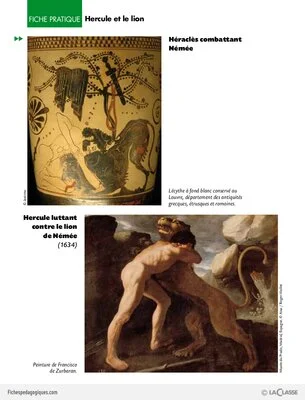 Hercule et la mythologie (3) / Hercule et le lion
