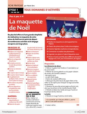 Pas à pas (4) / La maquette de Noël