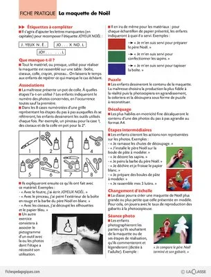 Pas à pas (4) / La maquette de Noël