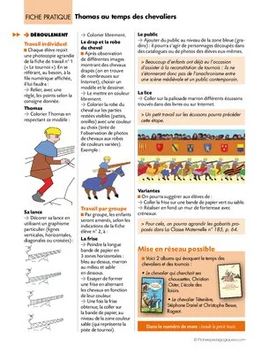Frises Héros d'album (3) / Thomas au temps des chevaliers