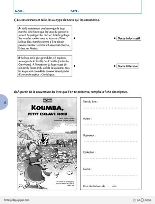 Travailler une compétence (2) / Se repérer dans une bibliothèque