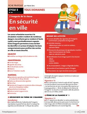 En sécurité en ville (Imagerie)