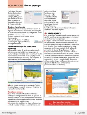 TICE et géo (4) / Lire un paysage