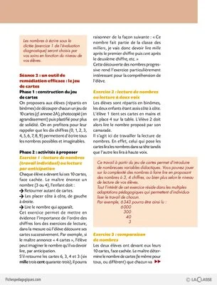 La construction du nombre au Cycle 3 (dossier)