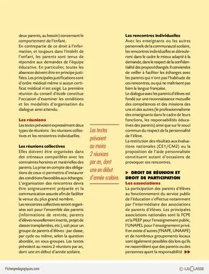 Loi - Les parents à l'école