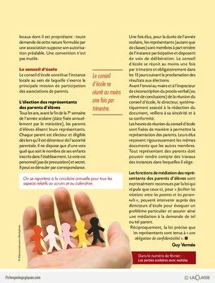 Loi - Les parents à l'école
