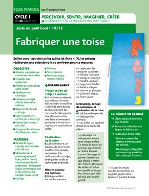 Juste un petit bout (14) / Fabriquer une toise