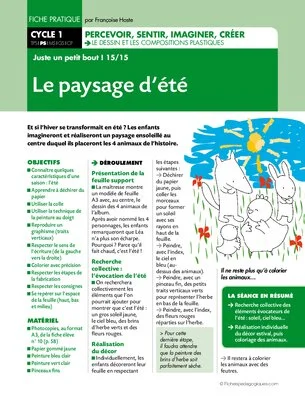 Juste un petit bout (15) / Le paysage d'été