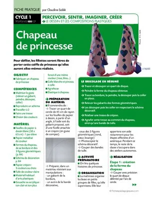 Chapeau de princesse