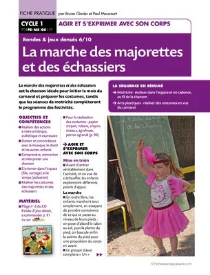 Rondes et jeux dansés (6) / La marche des majorettes