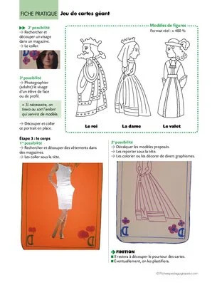 Jeu de cartes géant