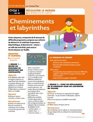 Cheminements et labyrinthes