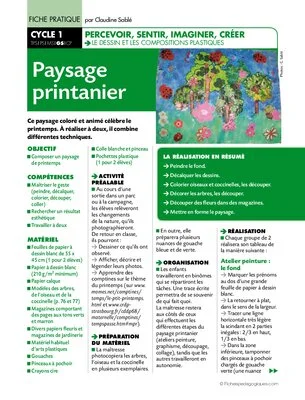 Paysage printanier