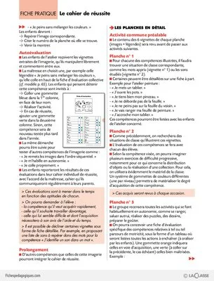 Le cahier de réussite / Imagerie