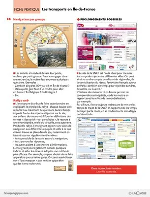 TICE et géo (5) / Les transports en Ile-de-France