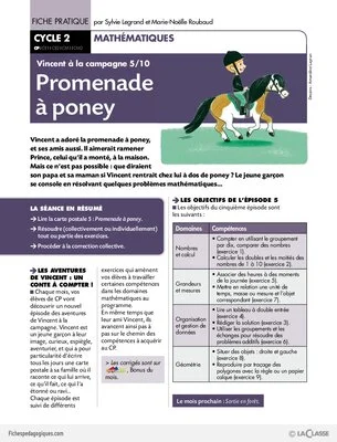 Vincent à la campagne (5) / Promenade à poney
