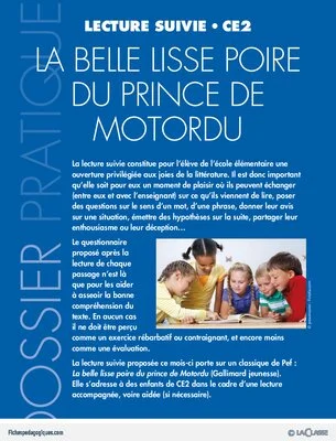 La belle lisse poire du prince de Motordu (Lecture suivie CE2)