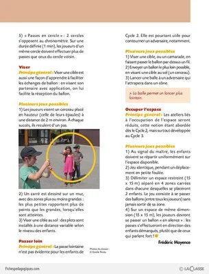 Jeux de ballon au Cycle 2 (dossier)