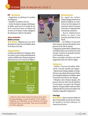 Jeux de ballon au Cycle 2 (dossier)