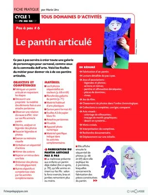 Pas à pas (6) / Le pantin articulé