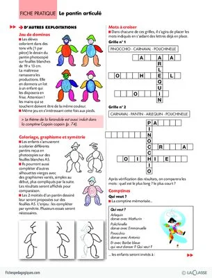 Pas à pas (6) / Le pantin articulé