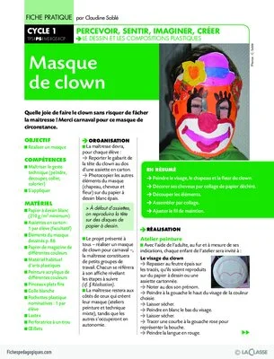 Masque de clown