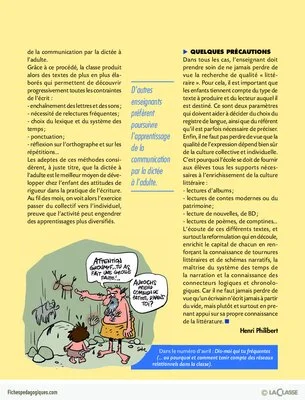 Entre la sieste et les couches / Du dessin à l'écriture