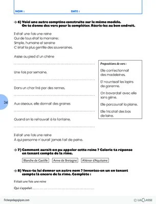 Phonologie et poésie au CP (3)