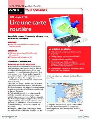 TICE et géo (7) / Lire une carte routière
