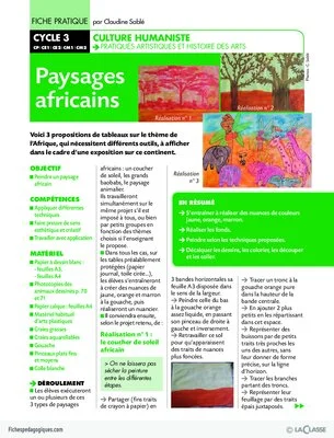 Paysages africains
