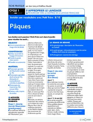 Enrichir son vocabulaire avec Petit Frère (8) / Pâques