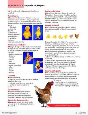 Pas à pas (8) / La poule de Pâques