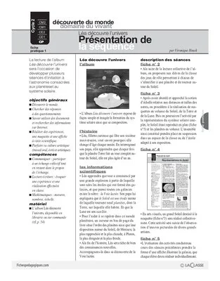 Léa découvre l'univers (1) : Présentation