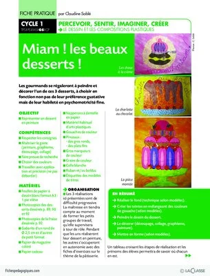 Miam ! les beaux desserts !