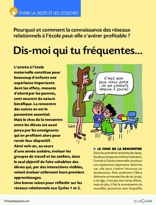 Entre la sieste et les couches / Dis-moi qui tu fréquentes...