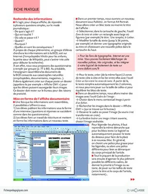 TICE et géo (8) / Réaliser une affiche documentaire