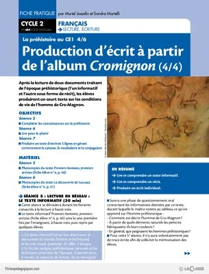 Pack thématique - Préhistoire au CE1