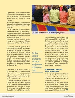 Loi / Les intervenants extérieurs