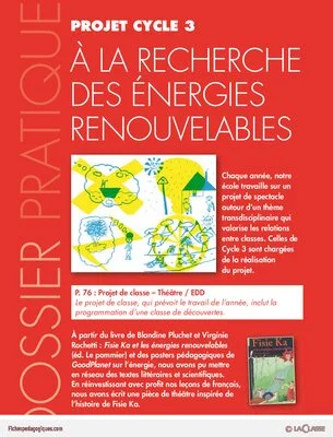 Projet Cycle 3 : à la recherche des énergies renouvelables