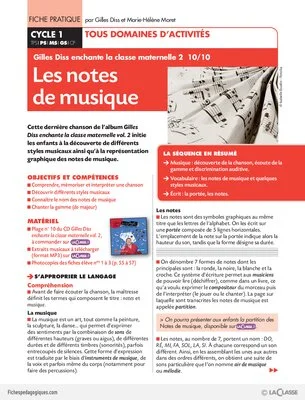 Gilles Diss enchante vol.2 (10) / Les notes de musique