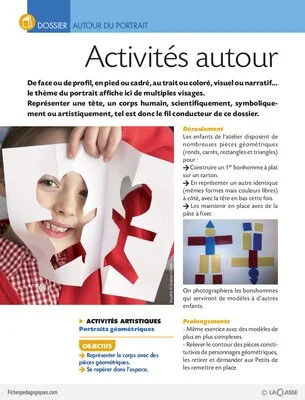Activités autour du portrait
