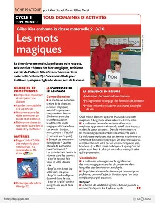 Gilles Diss enchante vol.2 (3) / Les mots magiques