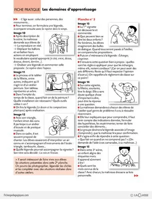 L'imagerie de la classe / Les domaines d'apprentissage