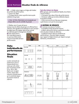 Activités de lancer