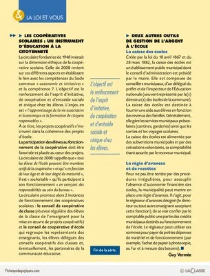 La loi et vous / L'argent à l'école