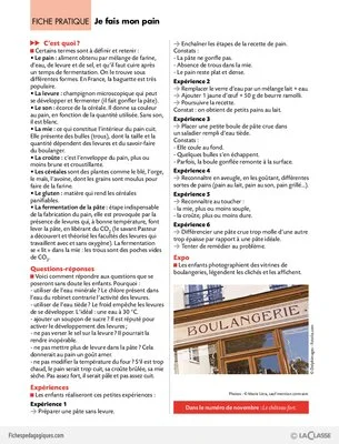 Pas à pas (1) / Je fais mon pain