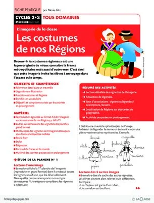 L'imagerie de la classe / Les costumes de nos régions